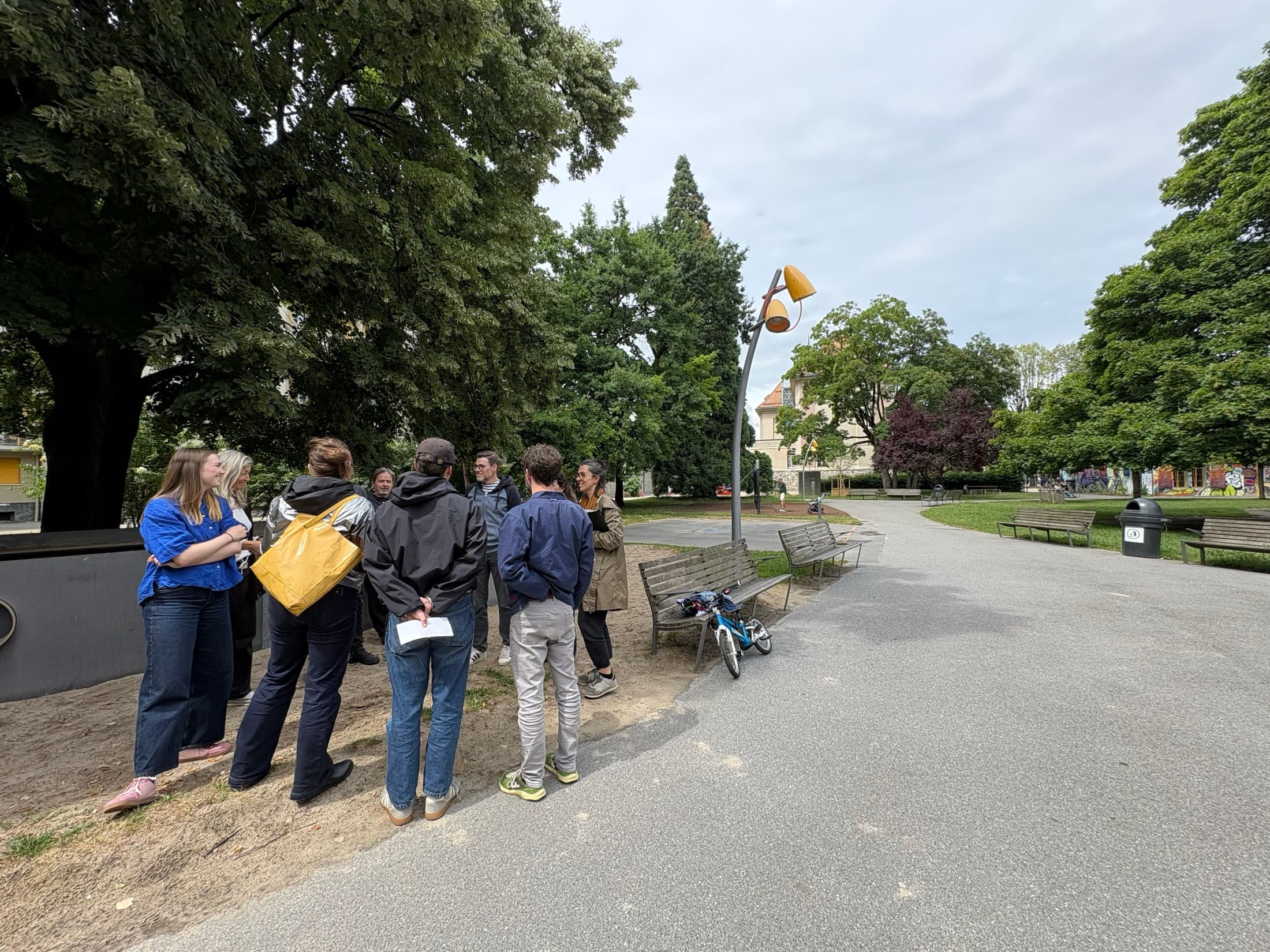 Observación de campo con participantes de un taller universitario